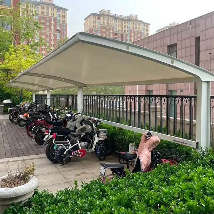 阿勒泰市膜结构电动车棚